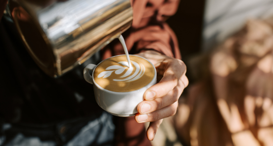 coffee being poured 